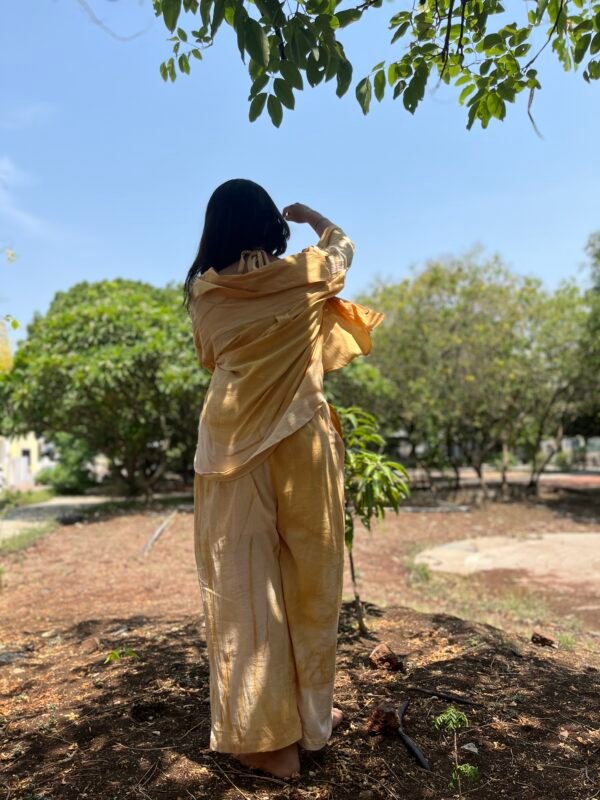See side flute Natural Dye Unisex Shirt - Image 5