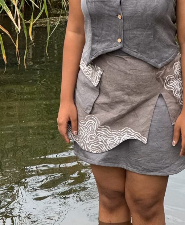Hand Painted Batik Skirt