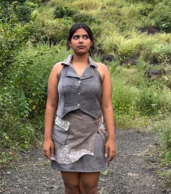 Hand Painted Batik Skirt - Image 2