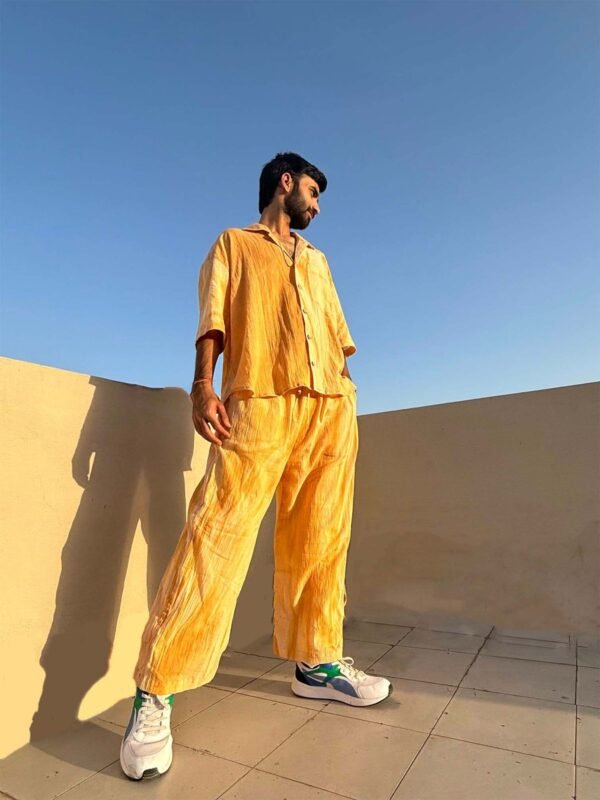 See side flute Natural Dye Unisex Shirt - Image 3