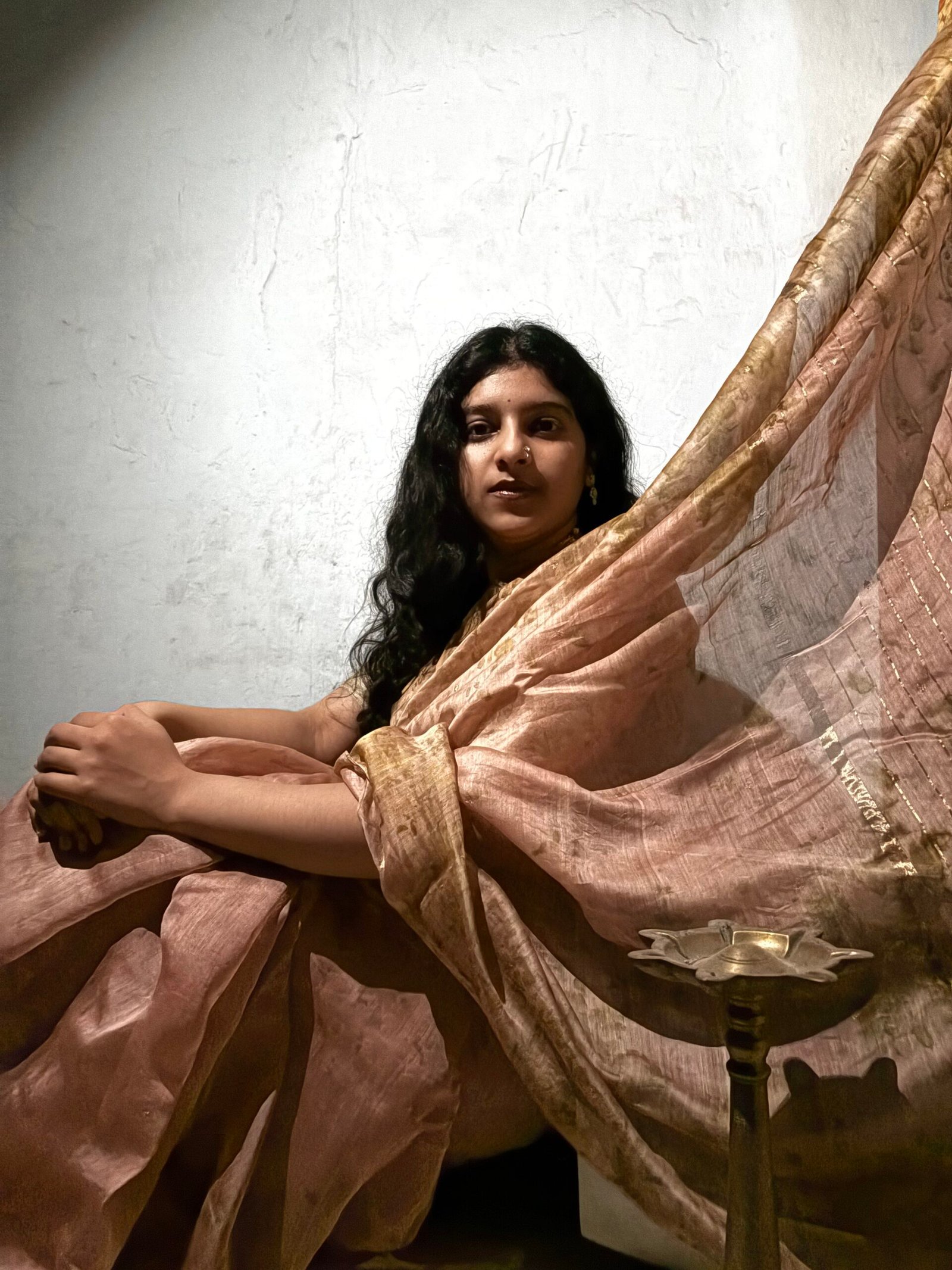 Rakta tara Chanderi Silk Saree - Image 3